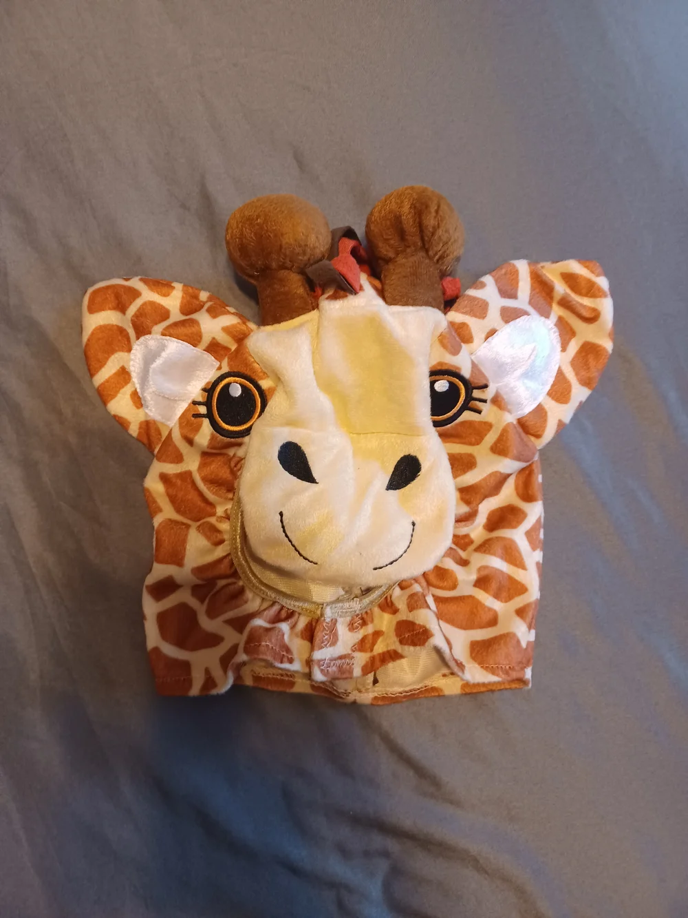 New In BagComplete Infant Giraffe Costume - Plush Brown & Cream Size 6-12 Months